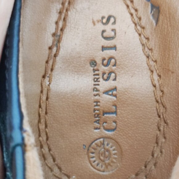 Earth Spirit heels loafer black leather women's size US 6 - Picture 7 of 13